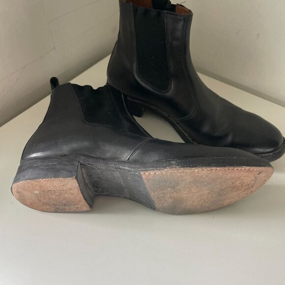 Dack's Leather Slip-on Chelsea Boots Shoes Mens 8 Black Versatile Modern Classic - Picture 5 of 11